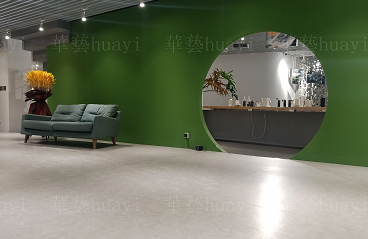 华艺弹性地板抑菌防滑更加安全卫生